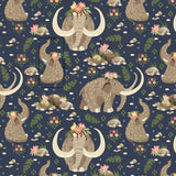 BOHO mamuti uz tumša fona