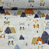 Stilizēti dzīvnieki kalnos