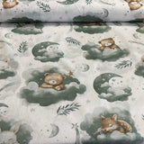 Lācēns, vāverēns un zaķēns zaļganīgos mākoņos