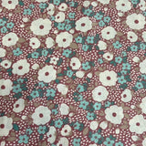 Retro ziedi rozīgos toņos, 220 cm