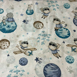 "The Little Prince" in blue tones, white background