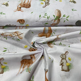 Meža iemītnieki, balts pamats