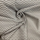 ZIG ZAG pelēkbalts, platums 150 cm