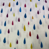 Raibas lāsītes, balts pamats