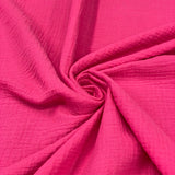 Spilgti rozā muslīns - platums 130 cm