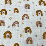 Dekoratīvas varavīksnes, sinepju tonī