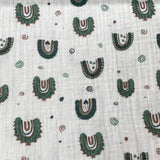 Dekoratīvas varavīksnes, veci zaļš tonis