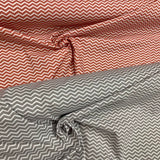 ZIG ZAG pelēkbalts, platums 150 cm